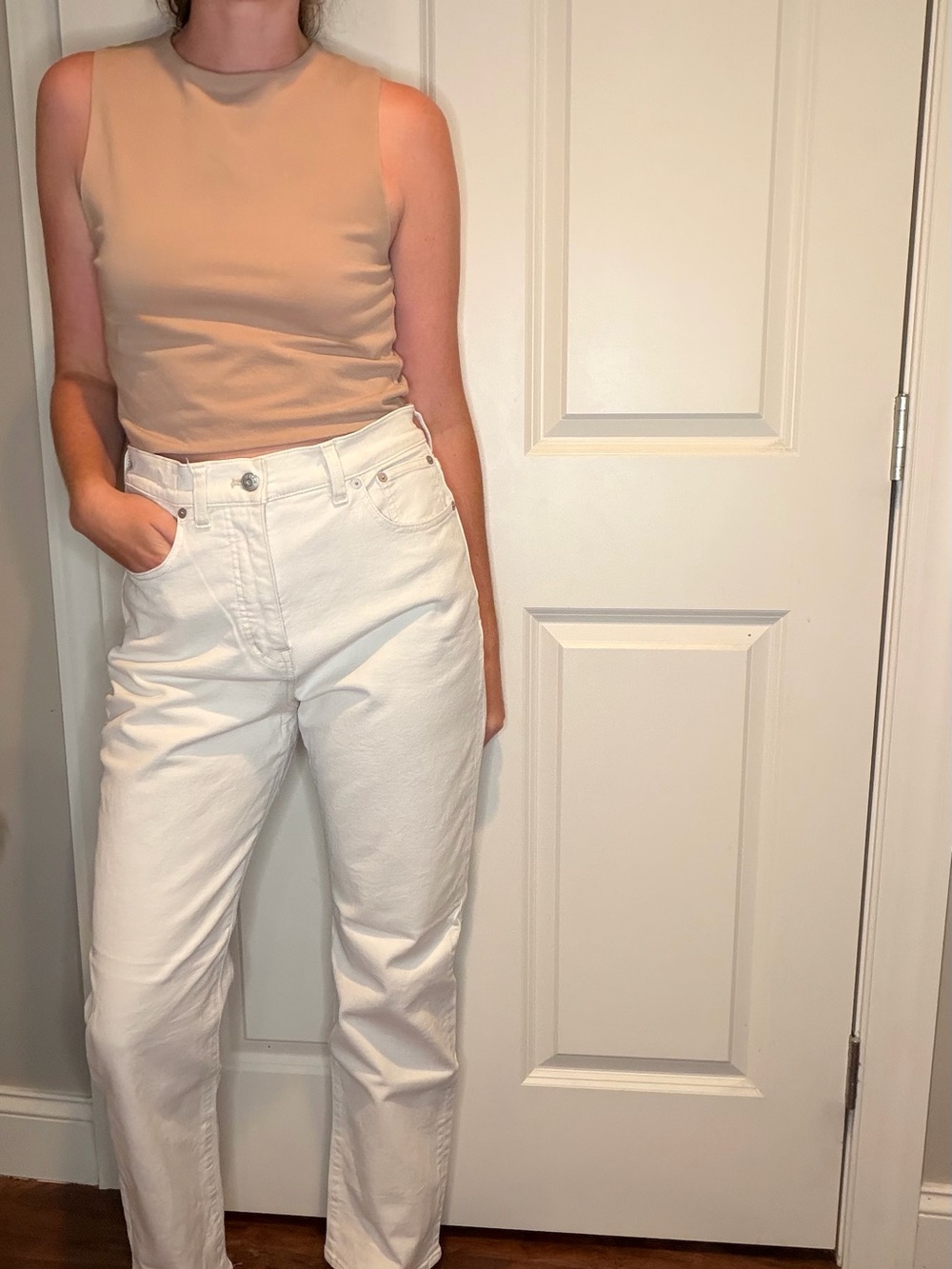Madewell 90’s Straight Classic High-Rise White Women’s Jeans